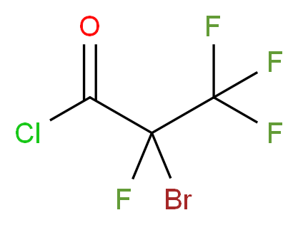 2-Bromo-2,3,3,3-tetrafluoropropanoyl chloride 97%_Molecular_structure_CAS_6066-45-1)