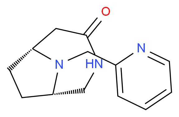 (1S*,6R*)-9-(pyridin-2-ylmethyl)-3,9-diazabicyclo[4.2.1]nonan-4-one_Molecular_structure_CAS_)