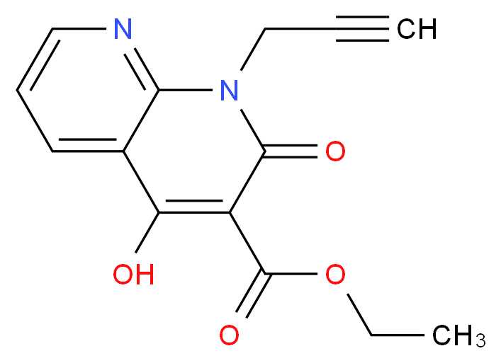 Ethyl 4-hydroxy-2-oxo-1-(prop-2-ynyl)-1,2-dihydro-1,8-naphthyridine-3-carboxylate_Molecular_structure_CAS_1253789-55-7)