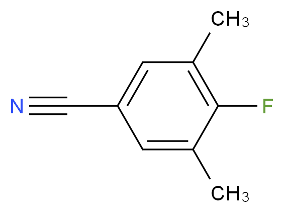 4-fluoro-3,5-dimethylbenzonitrile_Molecular_structure_CAS_)