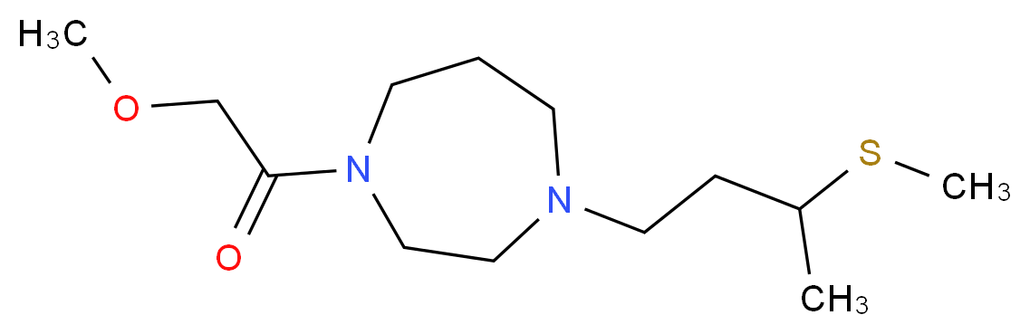 1-(methoxyacetyl)-4-[3-(methylthio)butyl]-1,4-diazepane_Molecular_structure_CAS_)