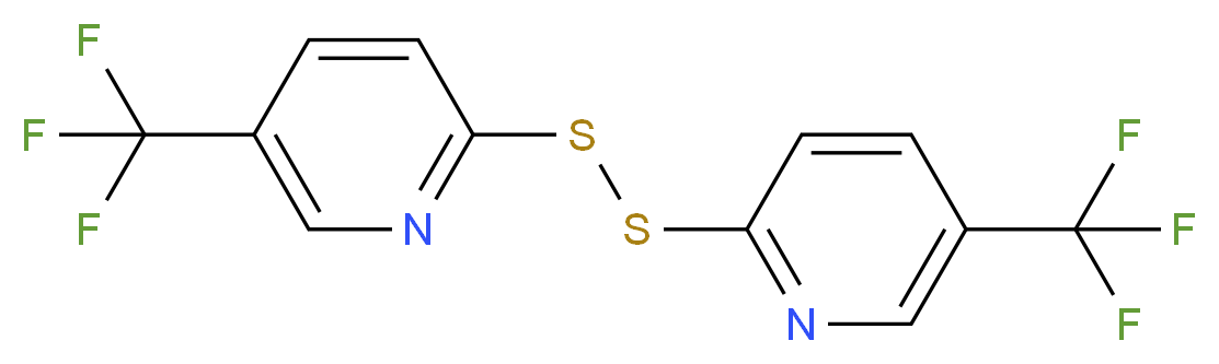 di[5-(trifluoromethyl)-2-pyridyl] disulphide_Molecular_structure_CAS_)