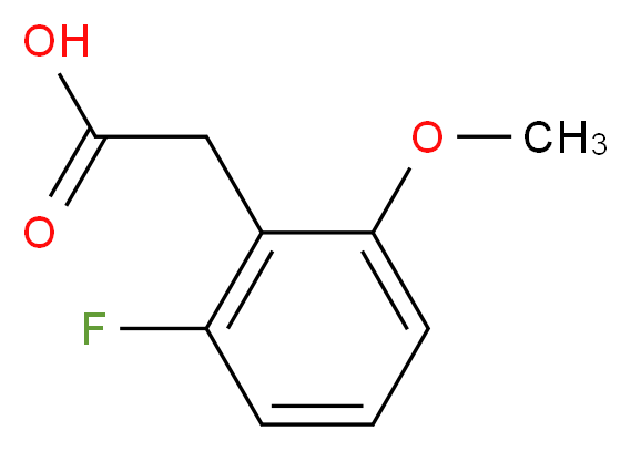 (2-Fluoro-6-methoxyphenyl)acetic acid_Molecular_structure_CAS_500912-19-6)