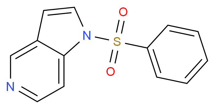 1-(Phenylsulfonyl)-1H-pyrrolo[3,2-c]pyridine_Molecular_structure_CAS_109113-39-5)
