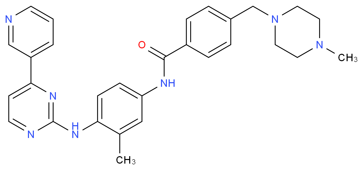 Imatinib Para-diaminomethylbenzene Impurity Trihydrochloride_Molecular_structure_CAS_)