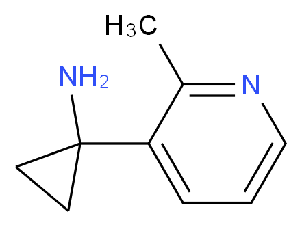 1-(2-methylpyridin-3-yl)cyclopropanamine_Molecular_structure_CAS_1060806-12-3)
