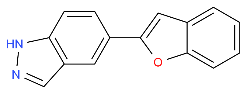 5-BENZOFURAN-2-YL-1H-INDAZOLE_Molecular_structure_CAS_885272-61-7)