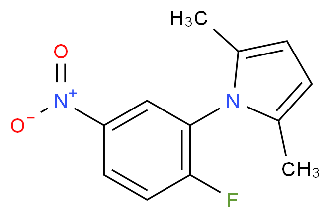 2,5-Dimethyl-1-(2-fluoro-5-nitrophenyl)-1H-pyrrole_Molecular_structure_CAS_465514-85-6)