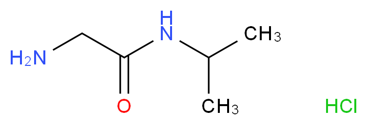 2-Amino-N-isopropylacetamide hydrochloride_Molecular_structure_CAS_614718-86-4)
