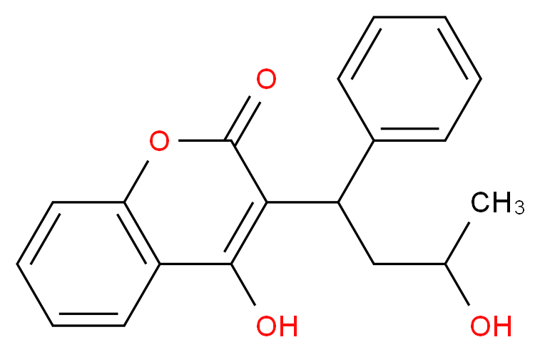 Warfarin Alcohol (Mixture of Diastereomers)_Molecular_structure_CAS_28392-96-3)