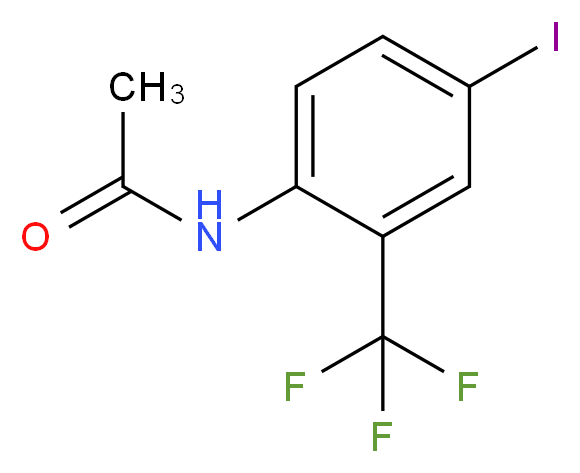 4'-Iodo-2'-(trifluoromethyl)acetanilide_Molecular_structure_CAS_97760-98-0)