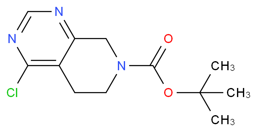 tert-Butyl 4-chloro-5,6-dihydropyrido-[3,4-d]pyrimidine-7(8H)-carboxylate_Molecular_structure_CAS_1053656-57-7)