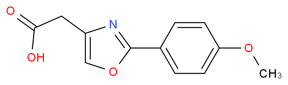 2-(2-(4-methoxyphenyl)oxazol-4-yl)acetic acid_Molecular_structure_CAS_)