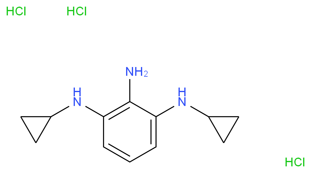 1-N,3-N-dicyclopropylbenzene-1,2,3-triamine trihydrochloride_Molecular_structure_CAS_)