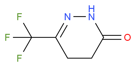 6-(Trifluoromethyl)-4,5-dihydropyridazin-3(2H)-one_Molecular_structure_CAS_628332-15-0)