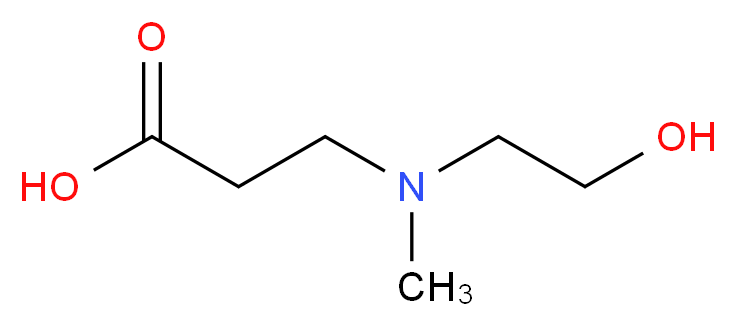 3-[(2-hydroxyethyl)(methyl)amino]propanoic acid_Molecular_structure_CAS_)