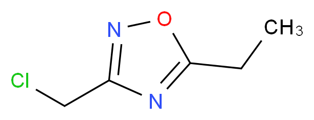 3-(Chloromethyl)-5-ethyl-1,2,4-oxadiazole_Molecular_structure_CAS_)