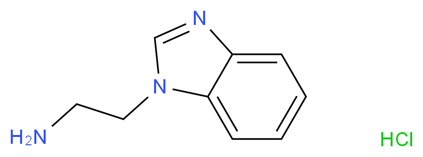 1-(Aminoethyl)-1H-benzimidazole hydrochloride_Molecular_structure_CAS_1085300-74-8)