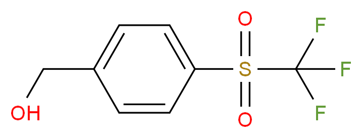 4-(Trifluoromethylsulfonyl)benzyl Alcohol_Molecular_structure_CAS_219872-98-7)