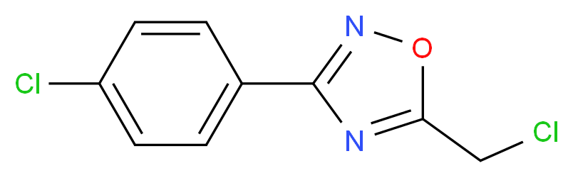 5-(Chloromethyl)-3-(4-chlorophenyl)-1,2,4-oxadiazole_Molecular_structure_CAS_57238-75-2)