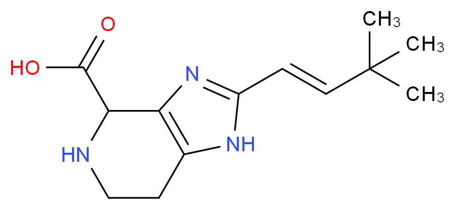 2-[(1E)-3,3-dimethylbut-1-en-1-yl]-4,5,6,7-tetrahydro-1H-imidazo[4,5-c]pyridine-4-carboxylic acid_Molecular_structure_CAS_)