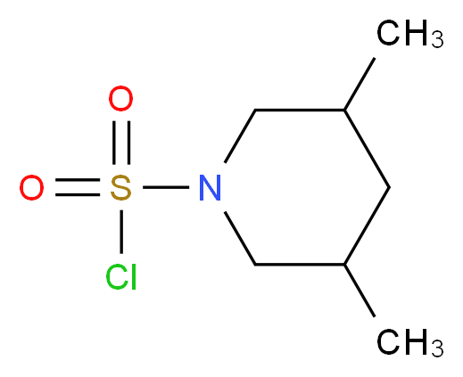 3,5-Dimethylpiperidine-1-sulfonyl chloride_Molecular_structure_CAS_)