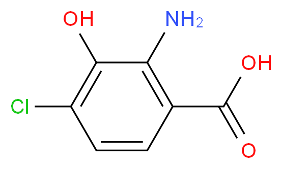2-AMINO-4-CHLORO-3-HYDROXYBENZOIC ACID_Molecular_structure_CAS_)