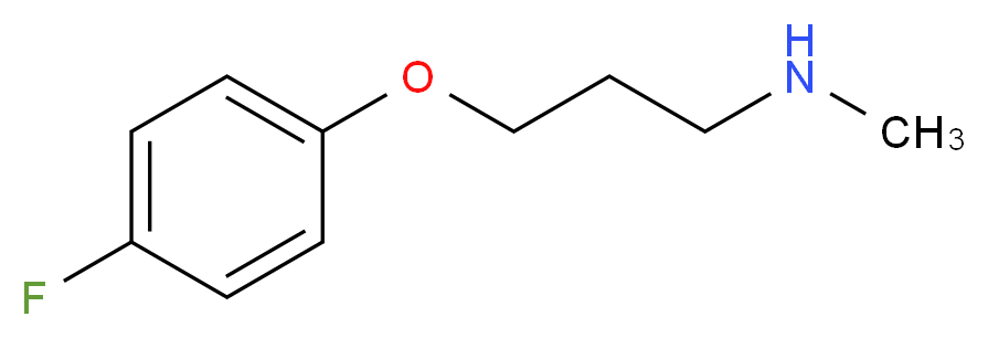3-(4-fluorophenoxy)-N-methyl-1-propanamine_Molecular_structure_CAS_883542-69-6)