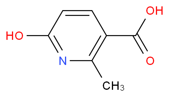 6-hydroxy-2-methylpyridine-3-carboxylic acid_Molecular_structure_CAS_)