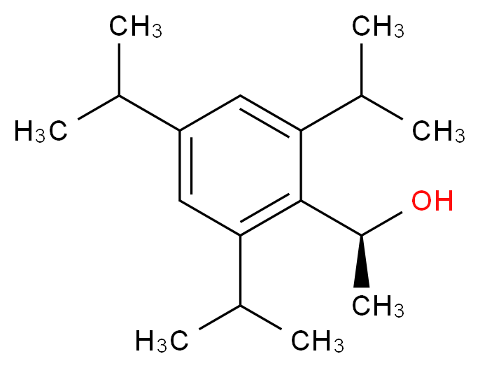 (S)-(-)-1-(2,4,6-Triisopropylphenyl)ethanol_Molecular_structure_CAS_102225-88-7)
