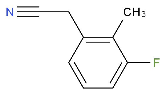 3-Fluoro-2-methylphenylacetonitrile_Molecular_structure_CAS_)