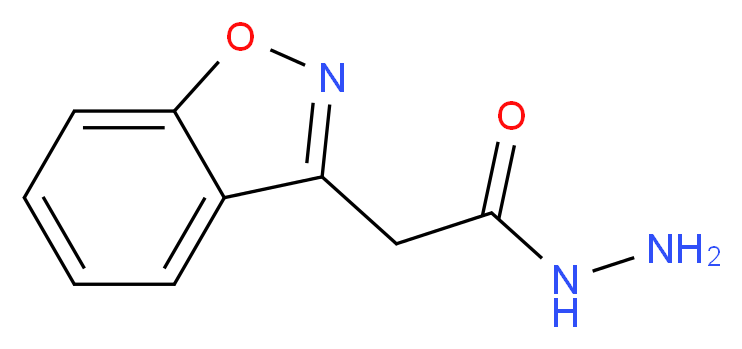 2-(1,2-Benzisoxazol-3-yl)acetohydrazide_Molecular_structure_CAS_23008-70-0)