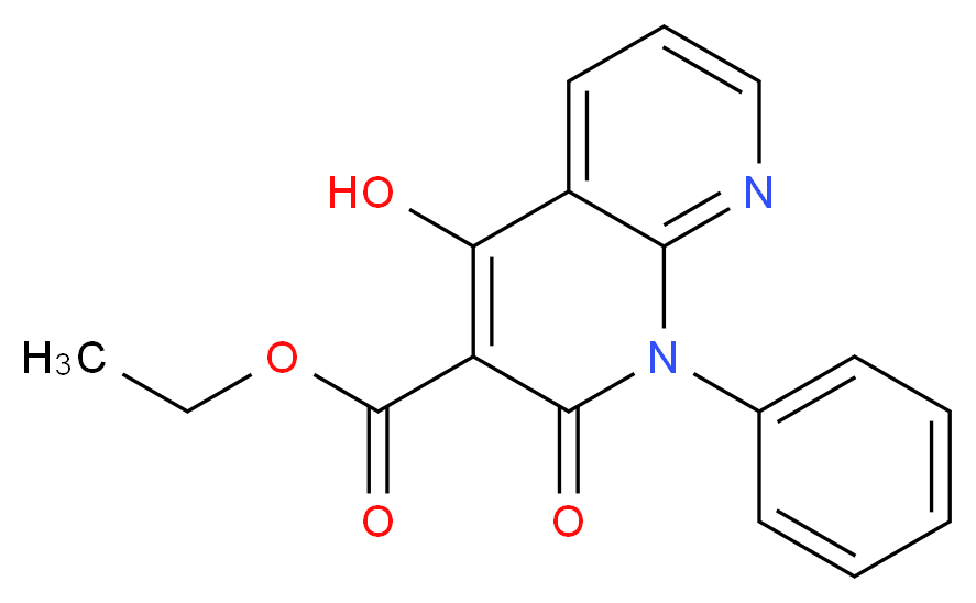 Ethyl 4-hydroxy-2-oxo-1-phenyl-1,2-dihydro-1,8-naphthyridine-3-carboxylate_Molecular_structure_CAS_138305-20-1)