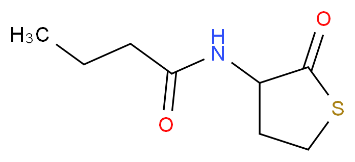 N-Butyryl-DL-homocysteine thiolactone_Molecular_structure_CAS_39837-08-6)