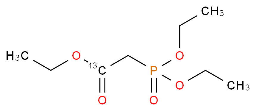 Triethyl phosphonoacetate-1-13C_Molecular_structure_CAS_61203-67-6)