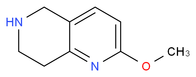 2-METHOXY-5,6,7,8-TETRAHYDRO-1,6-NAPHTHYRIDINE_Molecular_structure_CAS_676994-61-9)