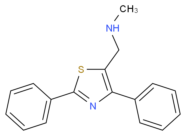 N-[(2,4-Diphenyl-1,3-thiazol-5-yl)methyl]-N-methylamine 97%_Molecular_structure_CAS_884507-18-0)