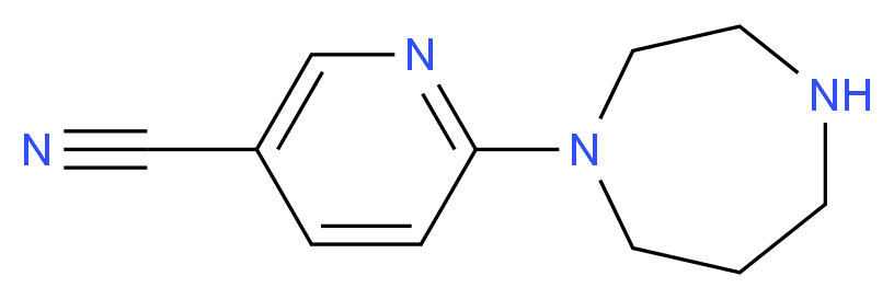 6-(1,4-Diazepan-1-yl)nicotinonitrile_Molecular_structure_CAS_)