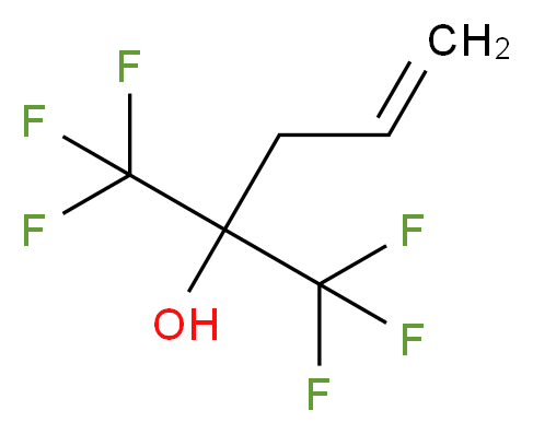 2-Allylhexafluoroisopropanol 97%_Molecular_structure_CAS_646-97-9)