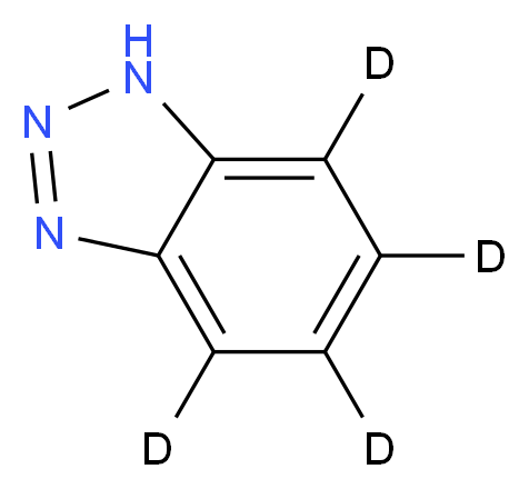 1H-Benzotriazole-(ring-d4) solution_Molecular_structure_CAS_1185072-03-0)