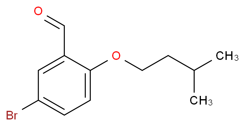 5-Bromo-2-(3-methylbutoxy)benzaldehyde_Molecular_structure_CAS_669739-11-1)