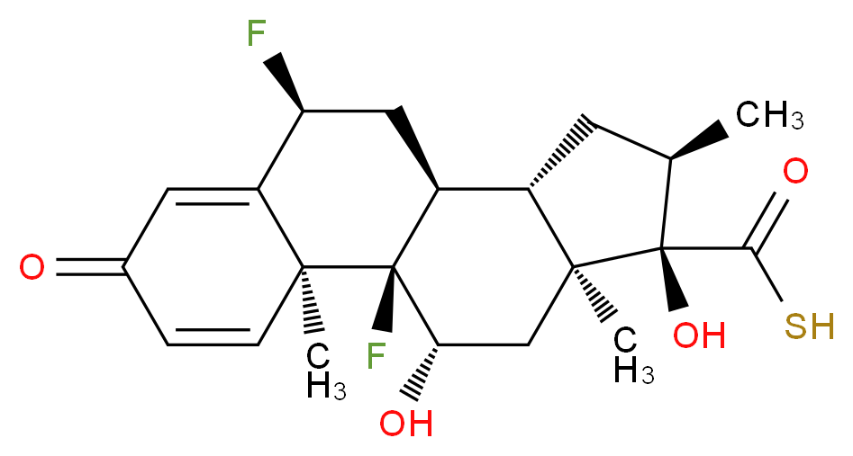 6α,9α-Difluoro-11β,17α-dihydroxy-16α-methyl-3-oxoandrosta-1,4-diene-17a-carbothioic Acid_Molecular_structure_CAS_80473-92-3)