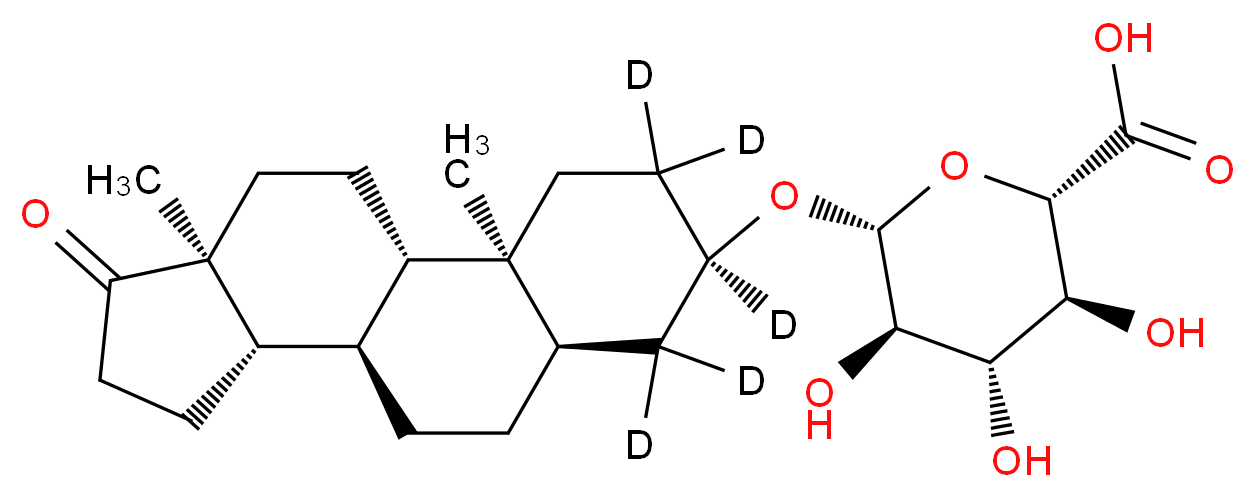 5β-Androsterone-d5 β-D-Glucuronide_Molecular_structure_CAS_)