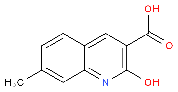 2-Hydroxy-7-methylquinoline-3-carboxylic acid_Molecular_structure_CAS_)