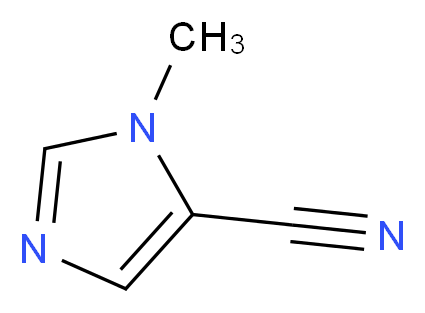 1-Methyl-1H-imidazole-5-carbonitrile 97%_Molecular_structure_CAS_66121-66-2)