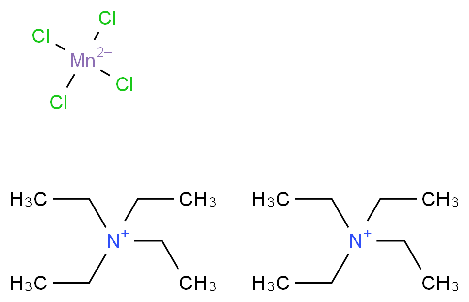 Tetraethylammonium tetrachloromanganate(II)_Molecular_structure_CAS_6667-73-8)