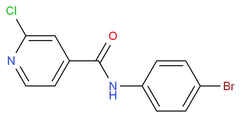 N-(4-Bromophenyl)-2-chloropyridine-4-carboxamide_Molecular_structure_CAS_1019372-53-2)