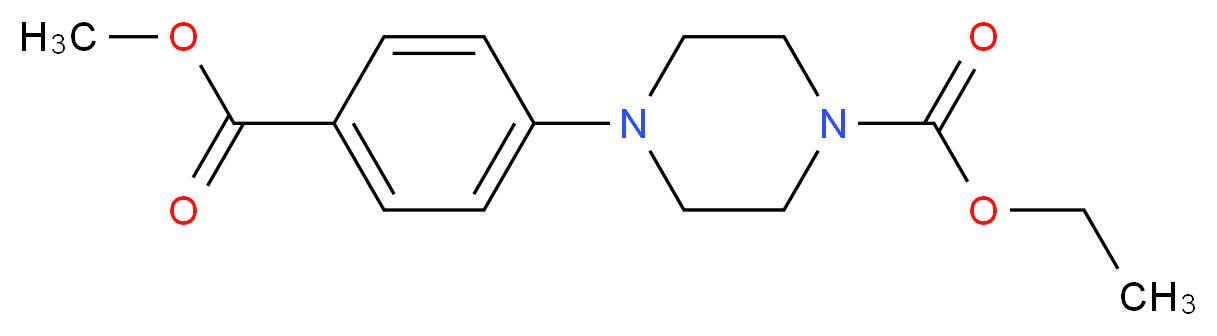 Ethyl 4-[4-(methoxycarbonyl)phenyl]tetrahydro-1(2H)-pyrazinecarboxylate_Molecular_structure_CAS_924869-10-3)