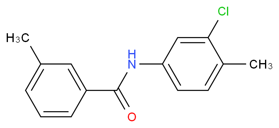 N-(3-Chloro-4-methylphenyl)-3-methylbenzamide_Molecular_structure_CAS_196700-88-6)