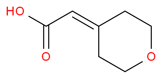 (TETRAHYDRO-PYRAN-4-YLIDENE)-ACETIC ACID_Molecular_structure_CAS_130312-01-5)